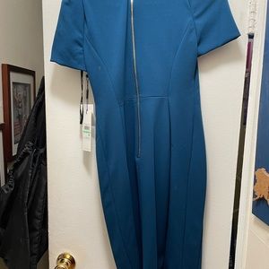 Sapphire blue Calvin Klein dress
